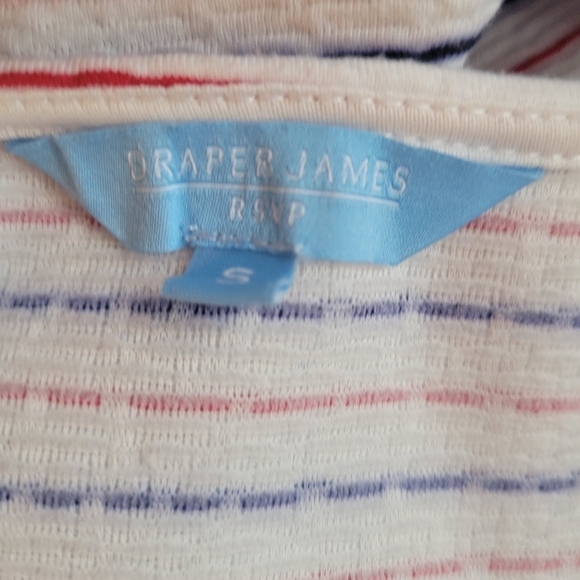 Draper James Red, White & Blue Striped Terry Knit Dress Size Small - Picture 5 of 5